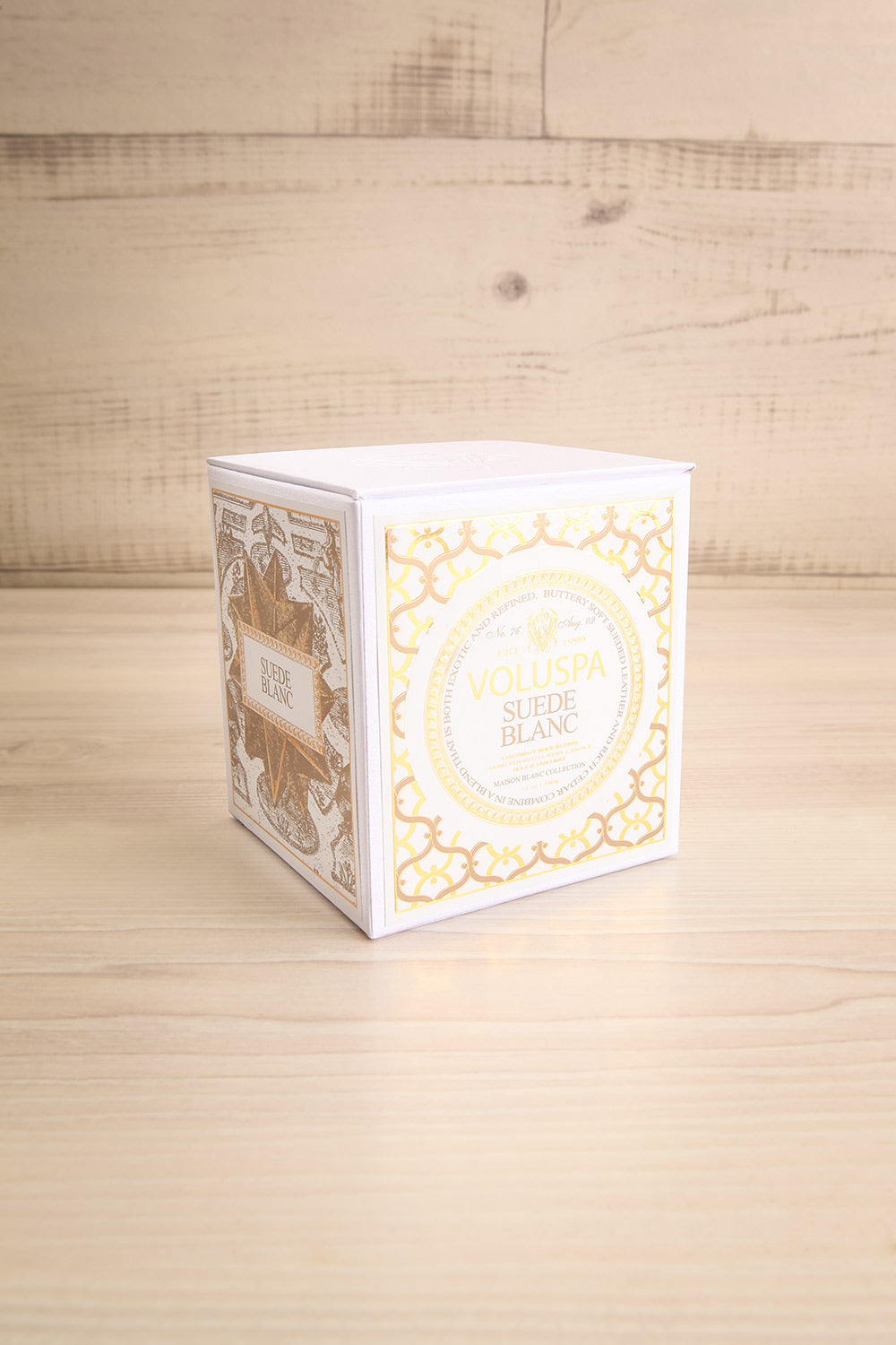 Maison Candle Suede Blanc | La petite garçonne box
