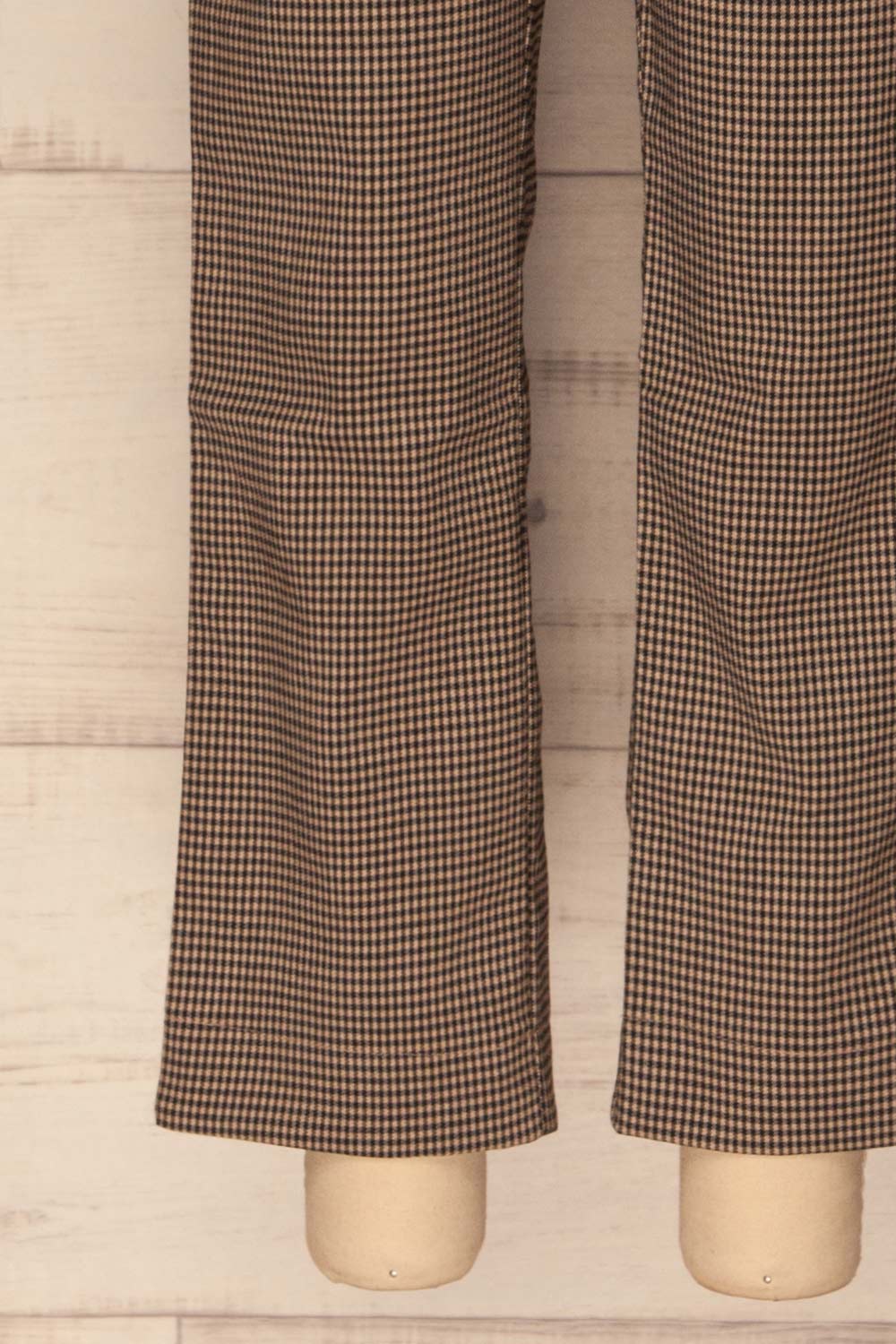 Marchenki Black & Beige Plaid Pants | La Petite Garçonne 8