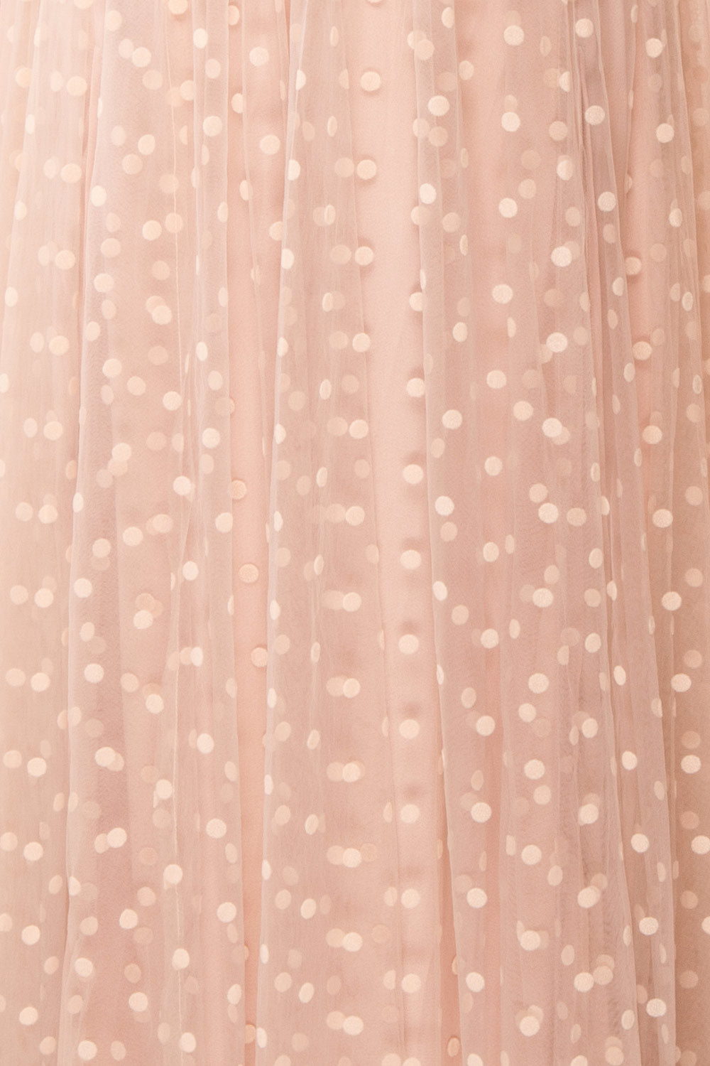 Margarida Polkadot Maxi Tulle Dress | Boutique 1861 fabric 