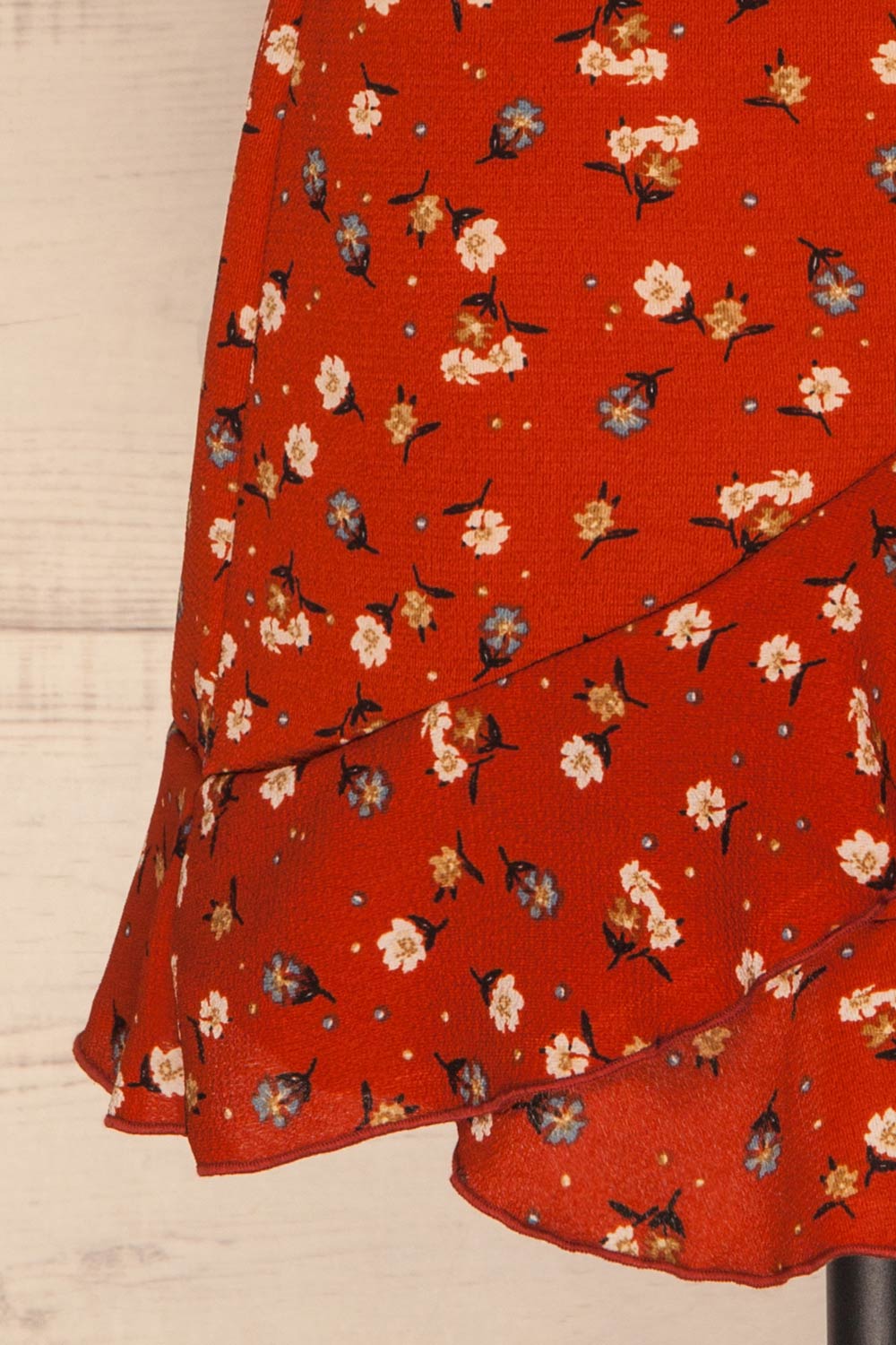 Margot Orange Floral Short Skirt | La petite garçonne bottom
