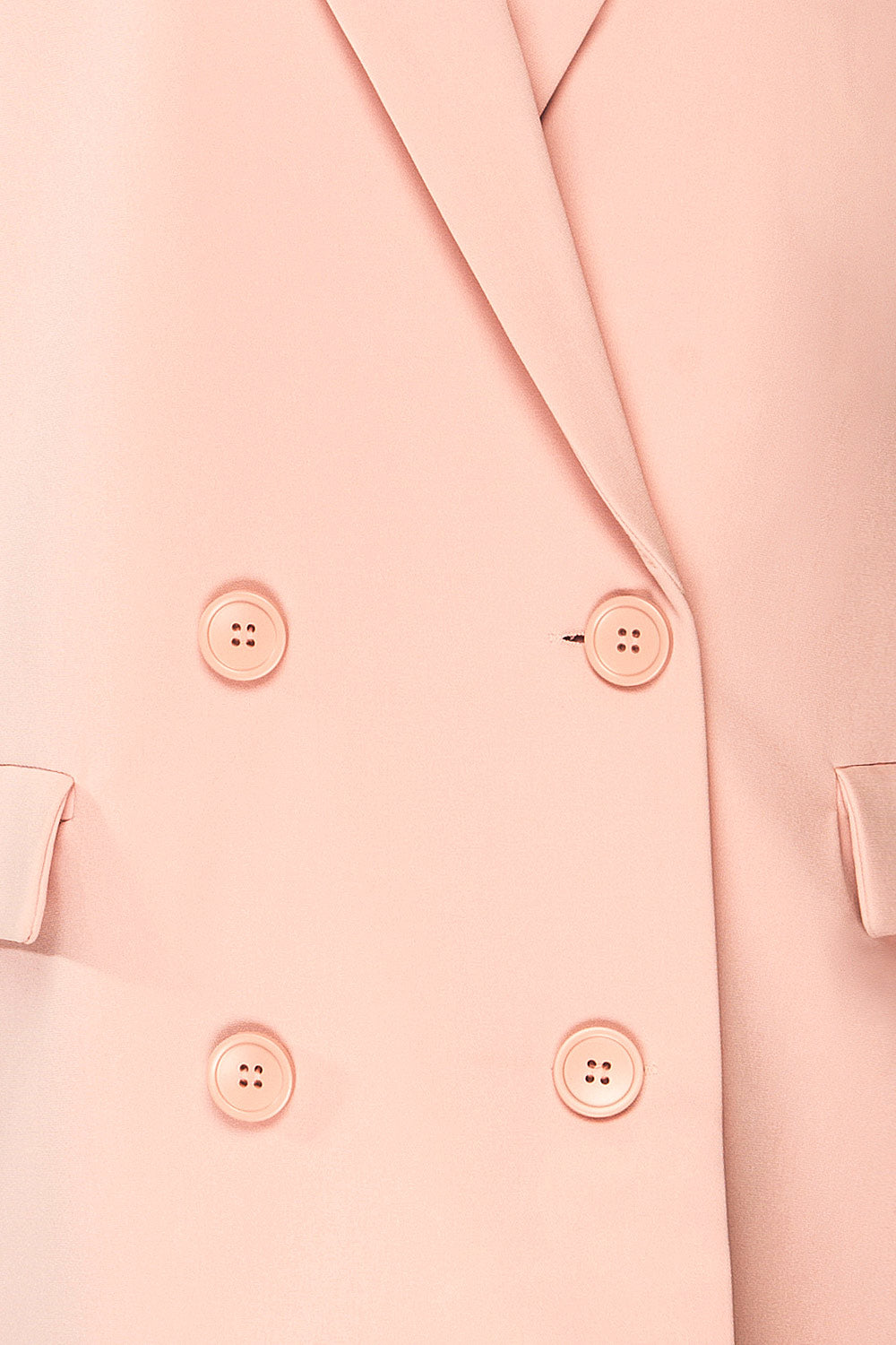 Marousi Pink Oversized Blazer | La petite garçonne fabric