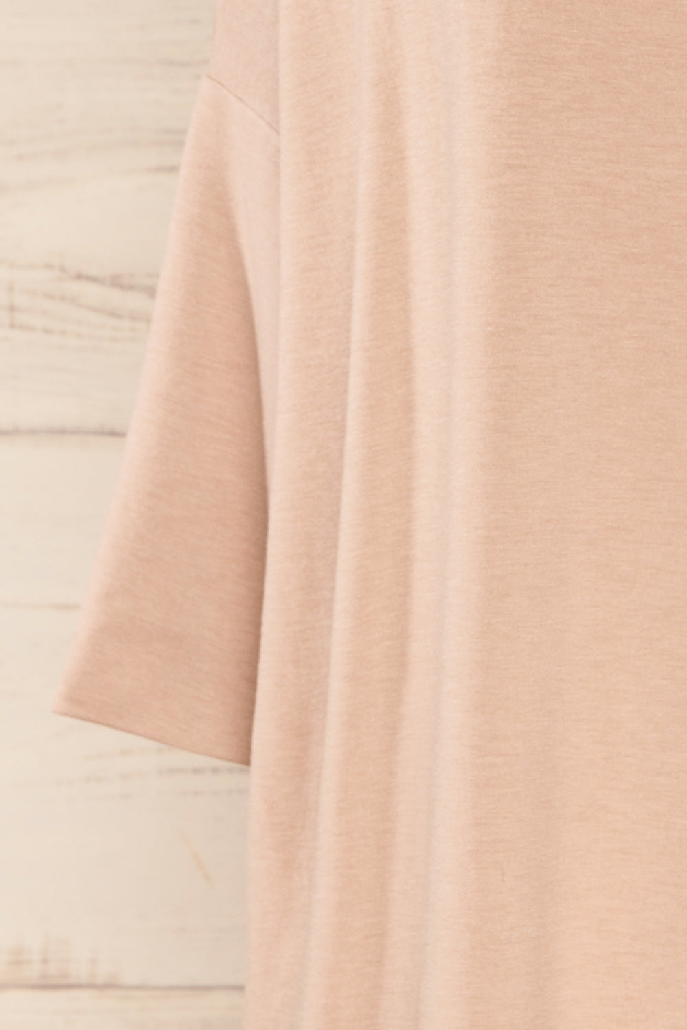 Marthine Taupe Oversized Tunic Top w/ Pockets | La petite garçonne sleeve