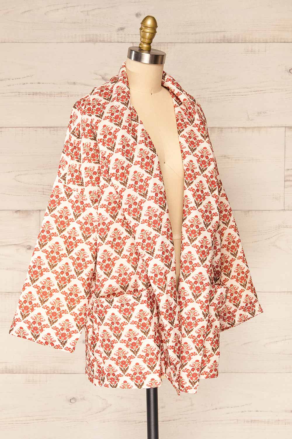 Marville Oversized Floral Print Jacket| La petite garçonne side view