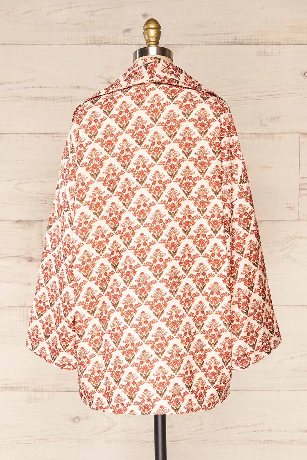 Marville Oversized Floral Print Jacket| La petite garçonne back view