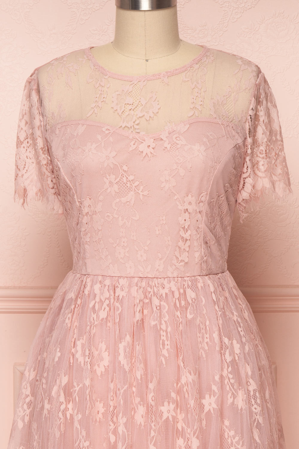 Matouba | Pink Lace Dress