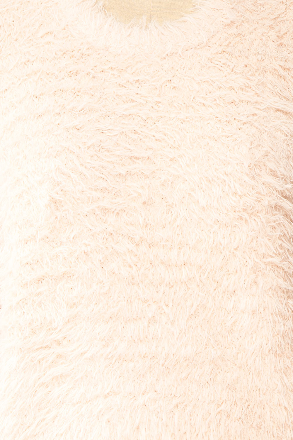 Mazie Blush Fuzzy Cropped Sweater | Boutique 1861 fabric