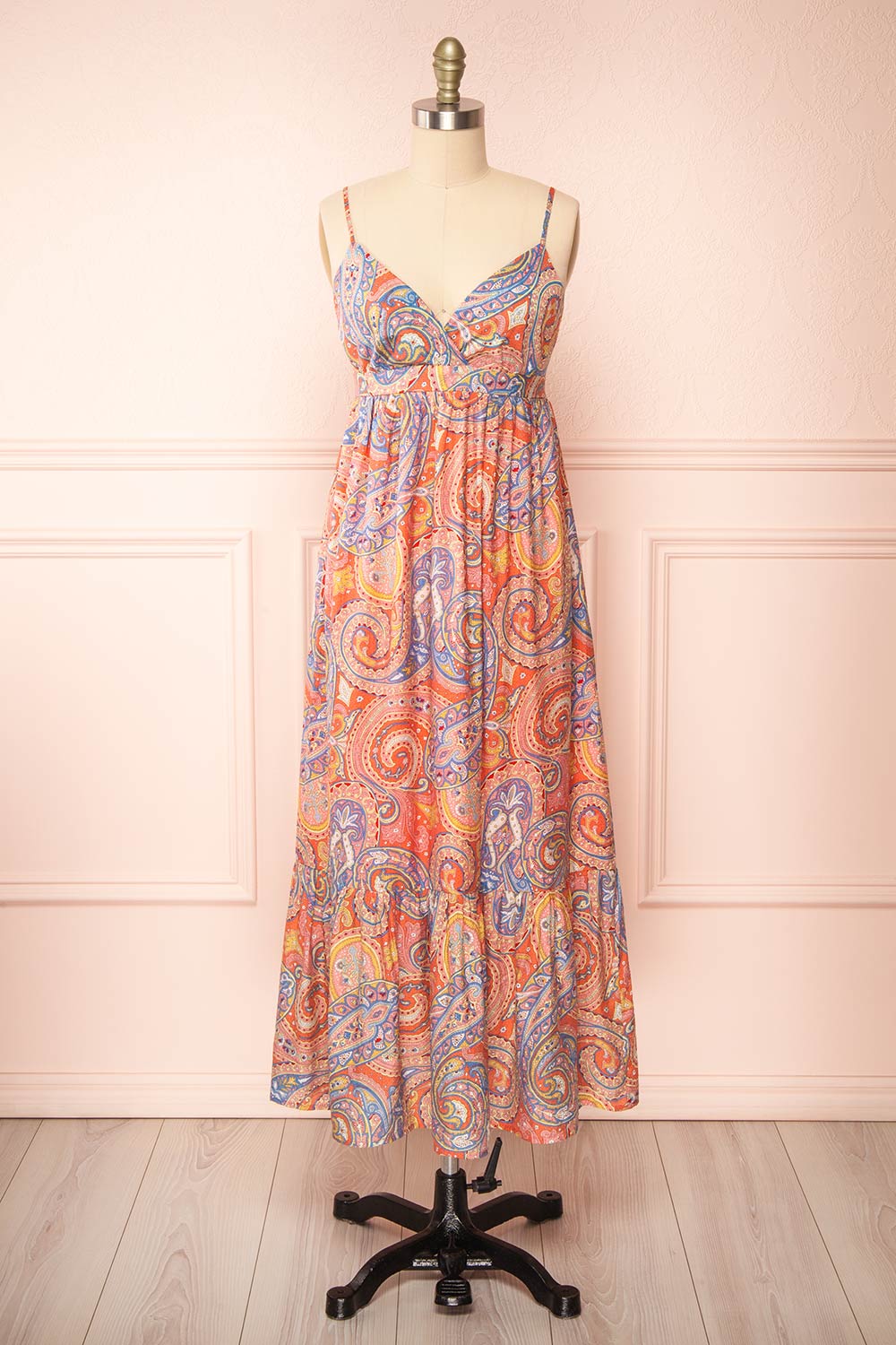 McKinley Paisley Midi Dress | Boutique 1861 front view