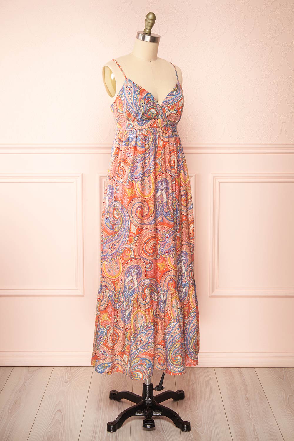 McKinley Paisley Midi Dress | Boutique 1861 side view