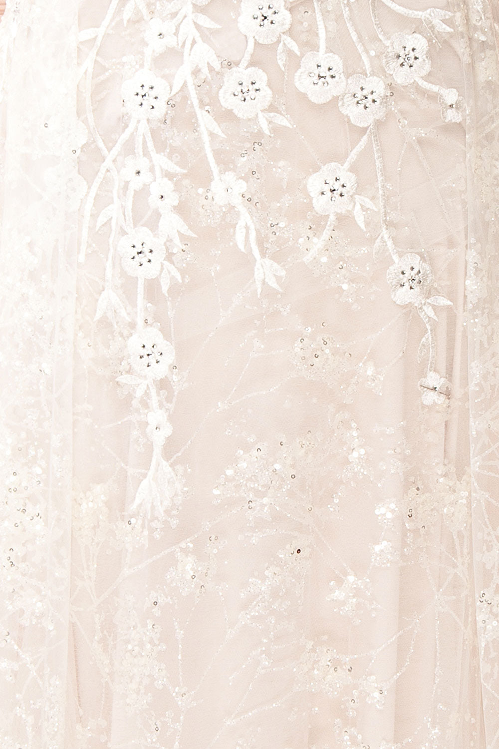 Melodie Corset Dress with Floral Lace | Boudoir 1861 fabric