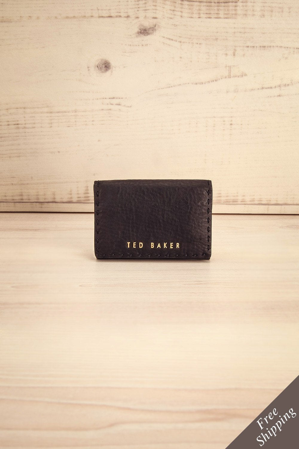Melvaig Noir - Black leather wallet