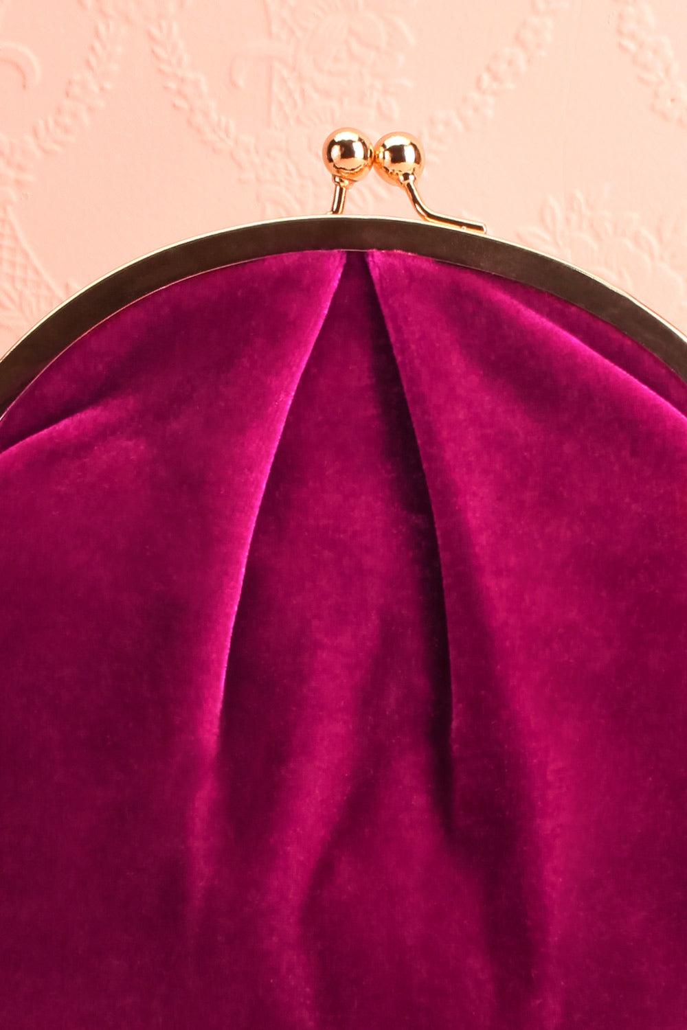 Merlini Fuchsia | Velvet Clutch