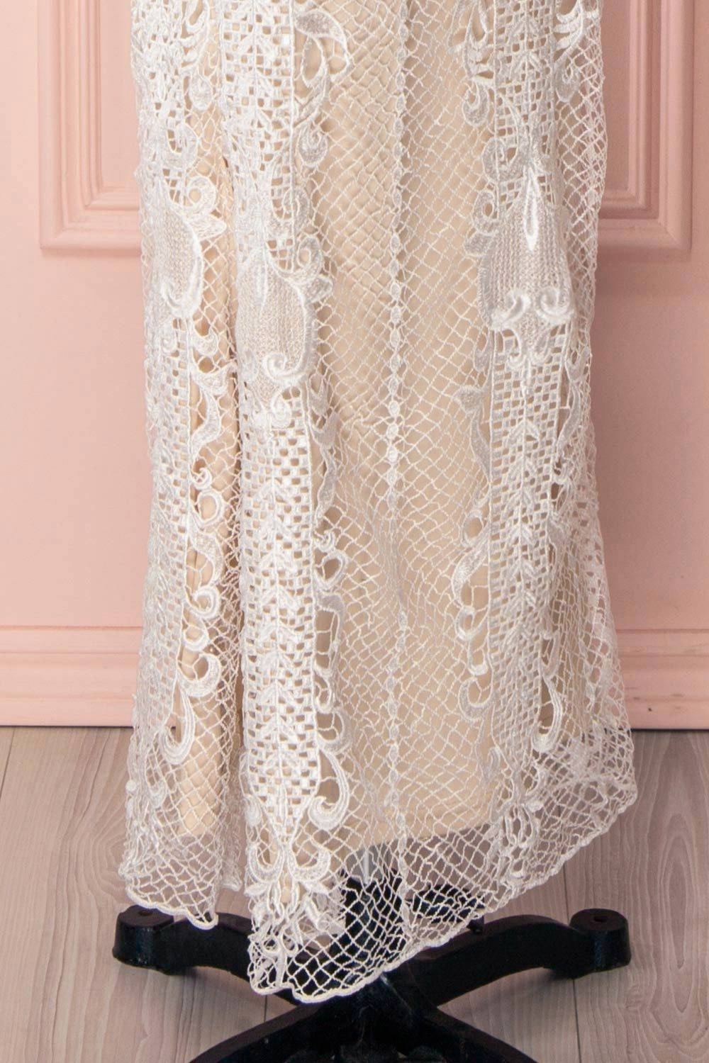 Micheline Ivory Lace Midi Bridal Dress | Boudoir 1861