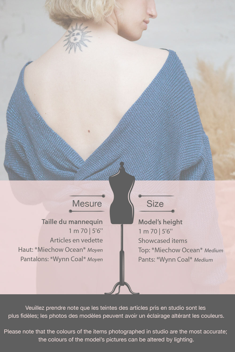 Miechow Ocean Knotted Back Knit Sweater | La petite garçonne fiche