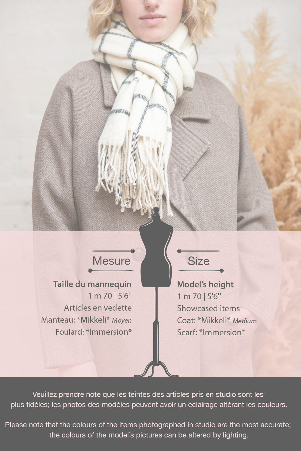 Mikkeli Midi Brown Wool Coat with Pockets | La petite garçonne fiche