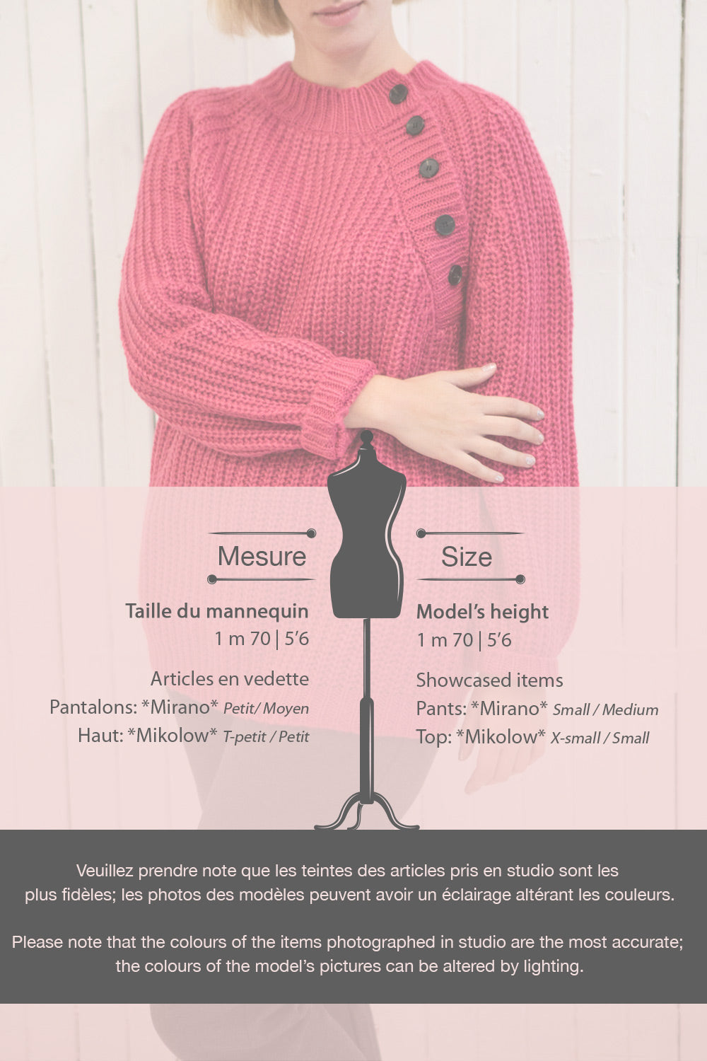 Mikolow Long Knitted Sweater | La petite garçonne size