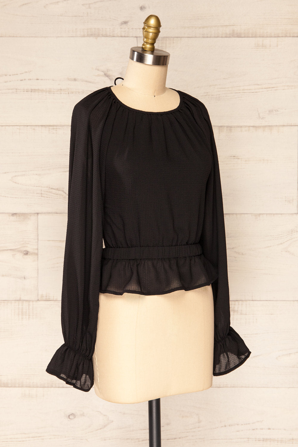 Milanox Lace-Up Open Back Top | La petite garçonne side view