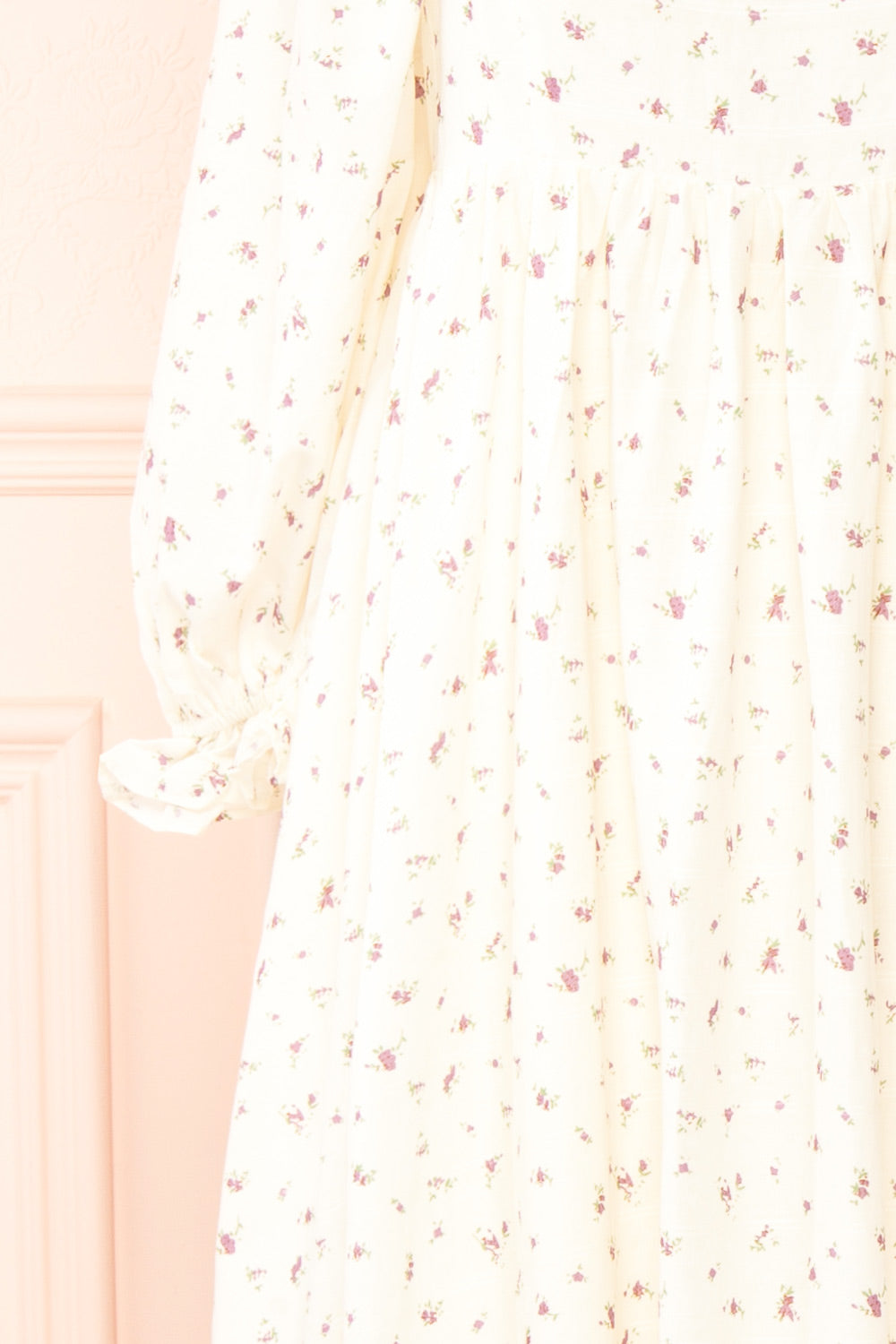 Milka Long Sleeve Floral Midi Dress | Boutique 1861 sleeve