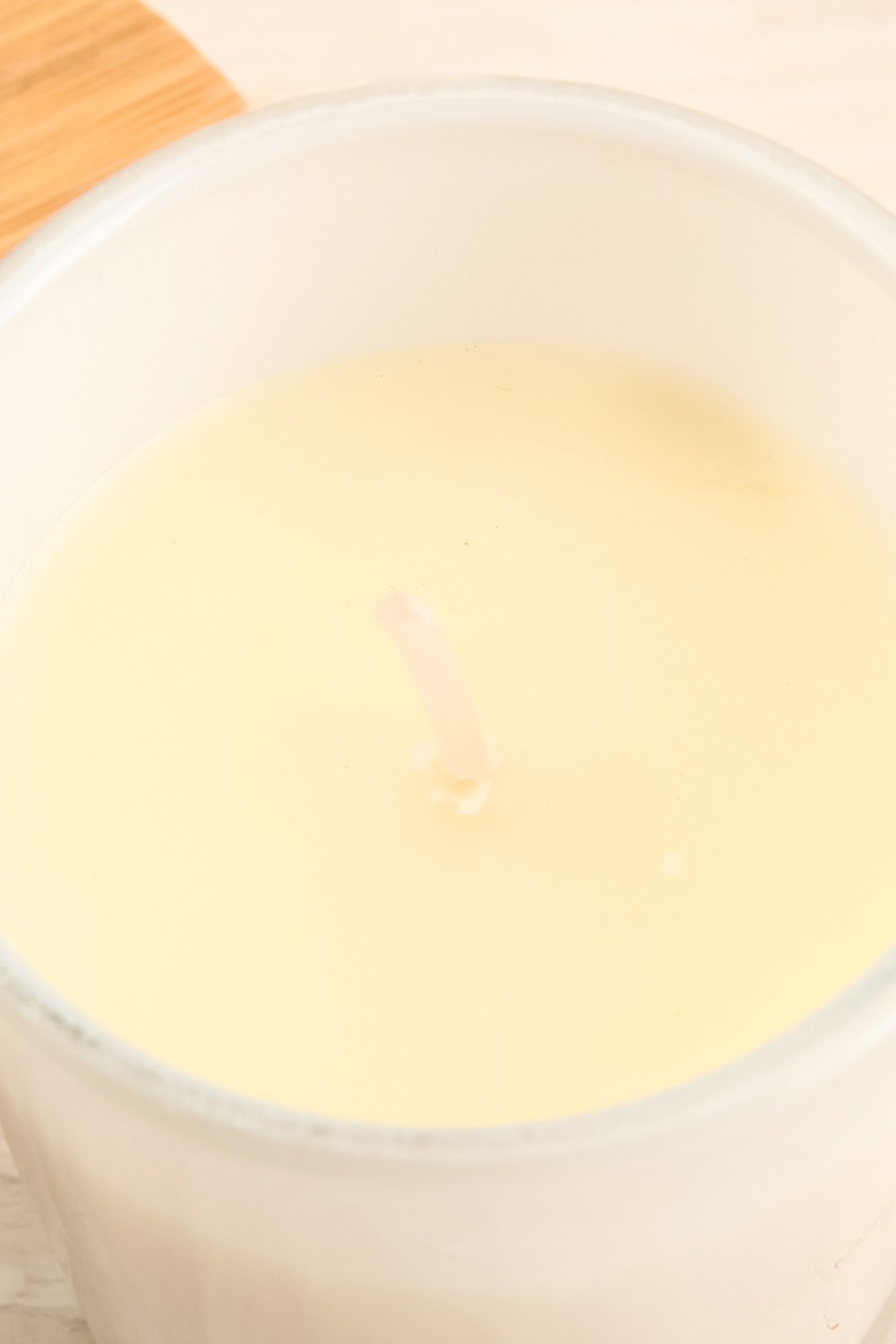 Girls Night In Mini Round Candle | La petite garçonne inside close-up