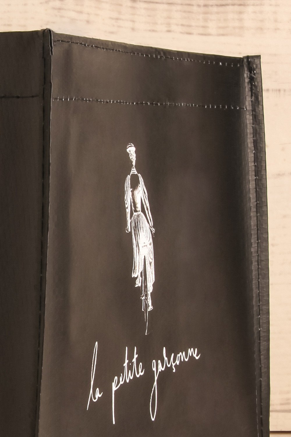 Mini Sac LPG - Black and white reusable bag