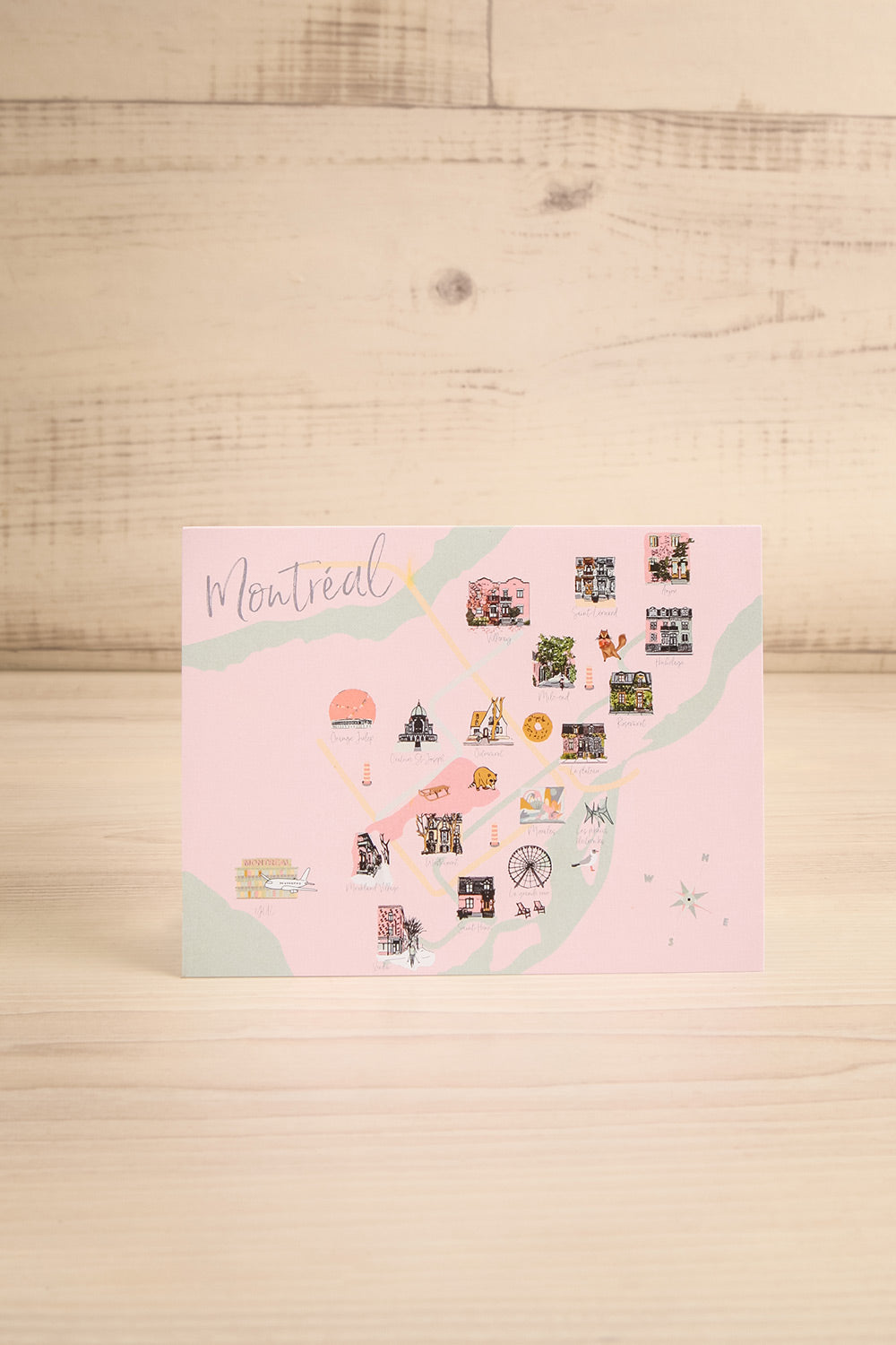 Montreal Plan Card | Maison garçonne