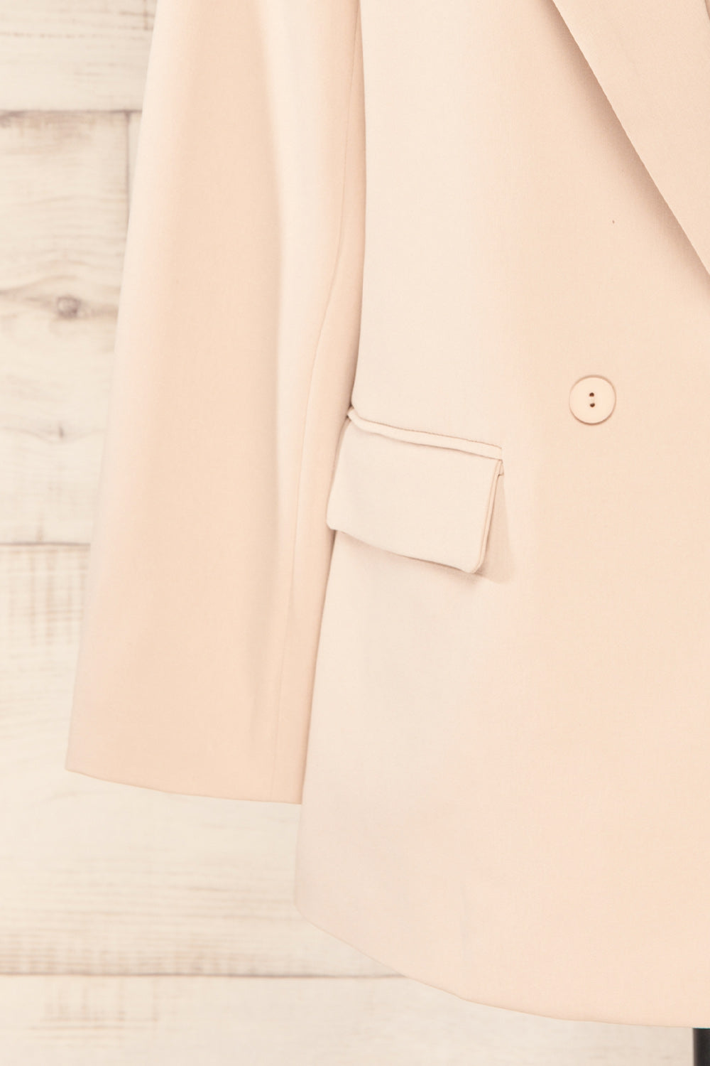 Muryn Sand Oversized Blazer | La petite garçonne bottom