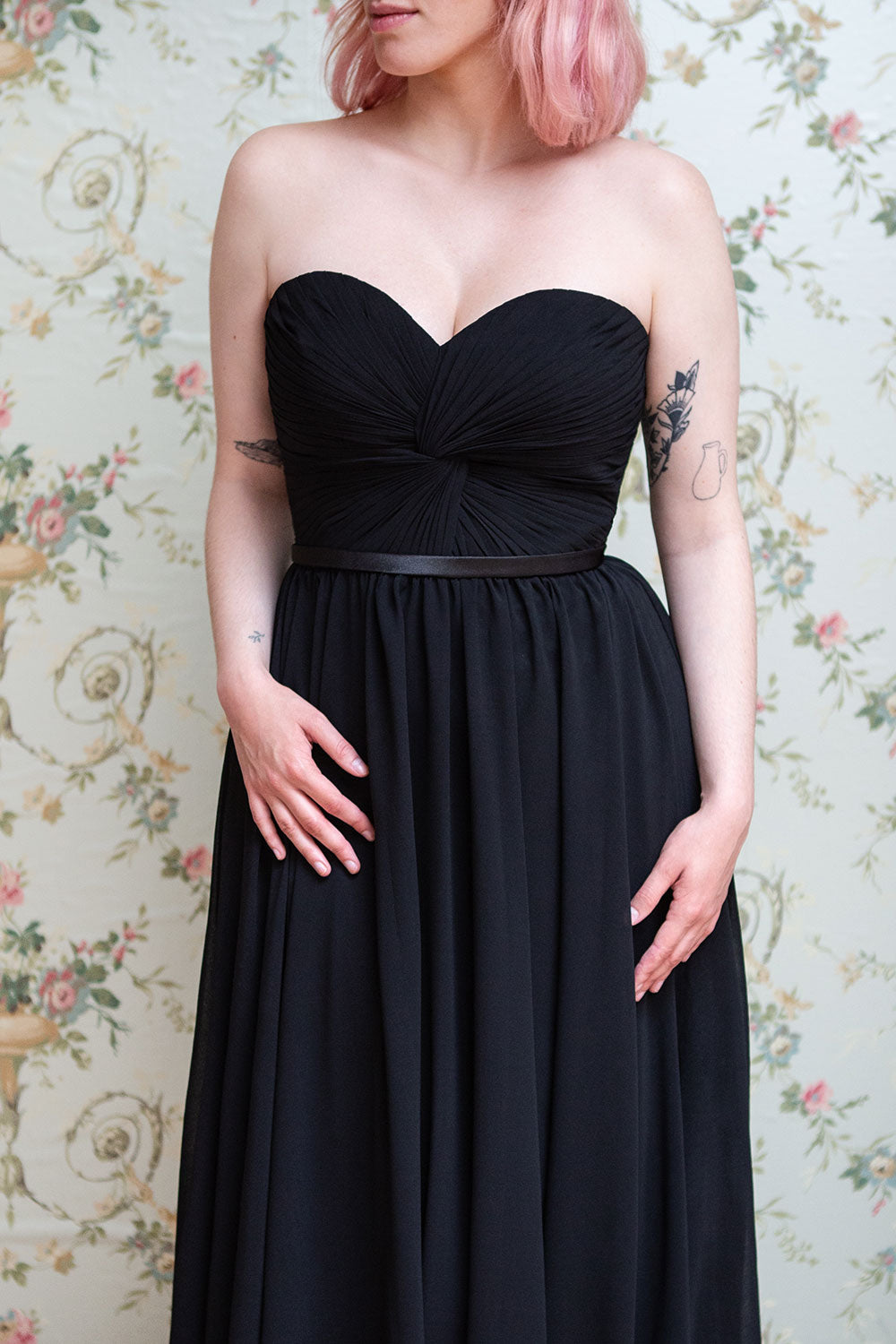Myrcella Black Corset Back Gown | Boudoir 1861