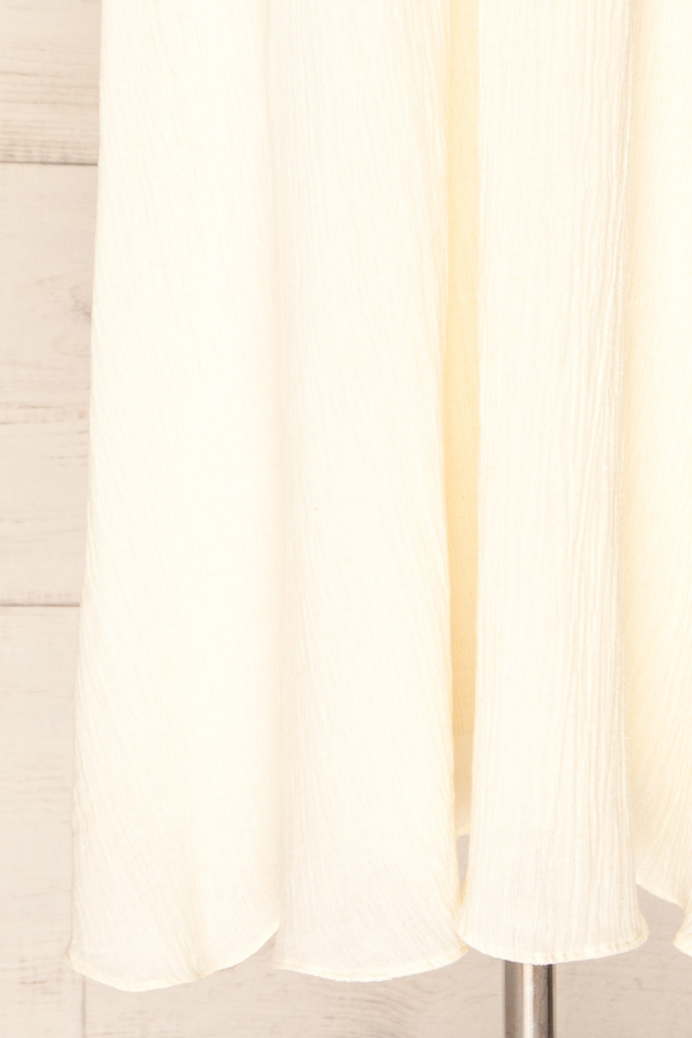 Naneroi Ivory V-Neck Midi Dress | La petite garçonne bottom