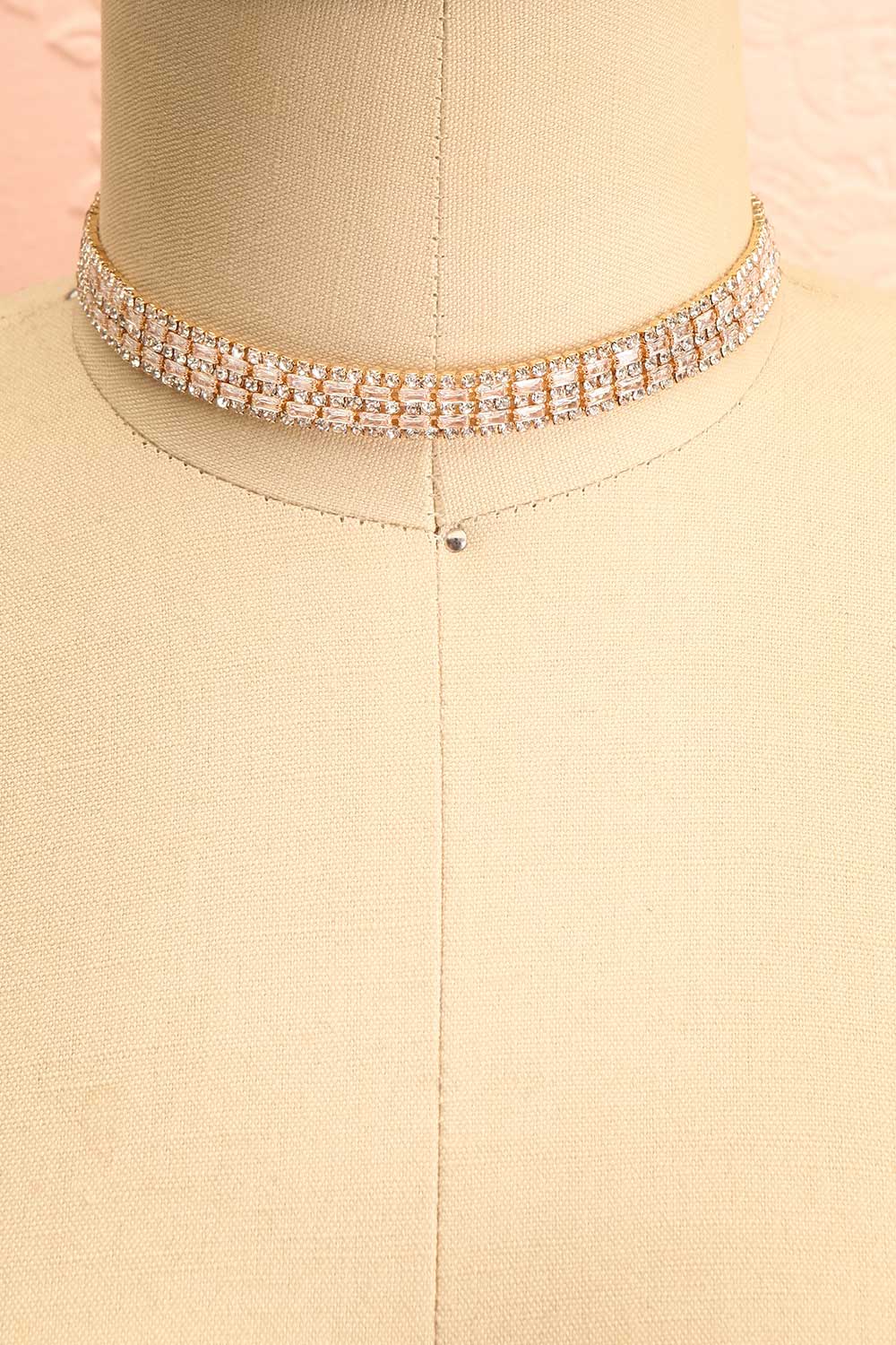 Nija Gold Crystal Choker | Boutique 1861
