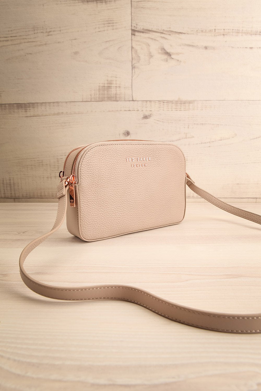 Niran Taupe Crossbody Bag | Sac | La Petite Garçonne Chpt. 2 side view