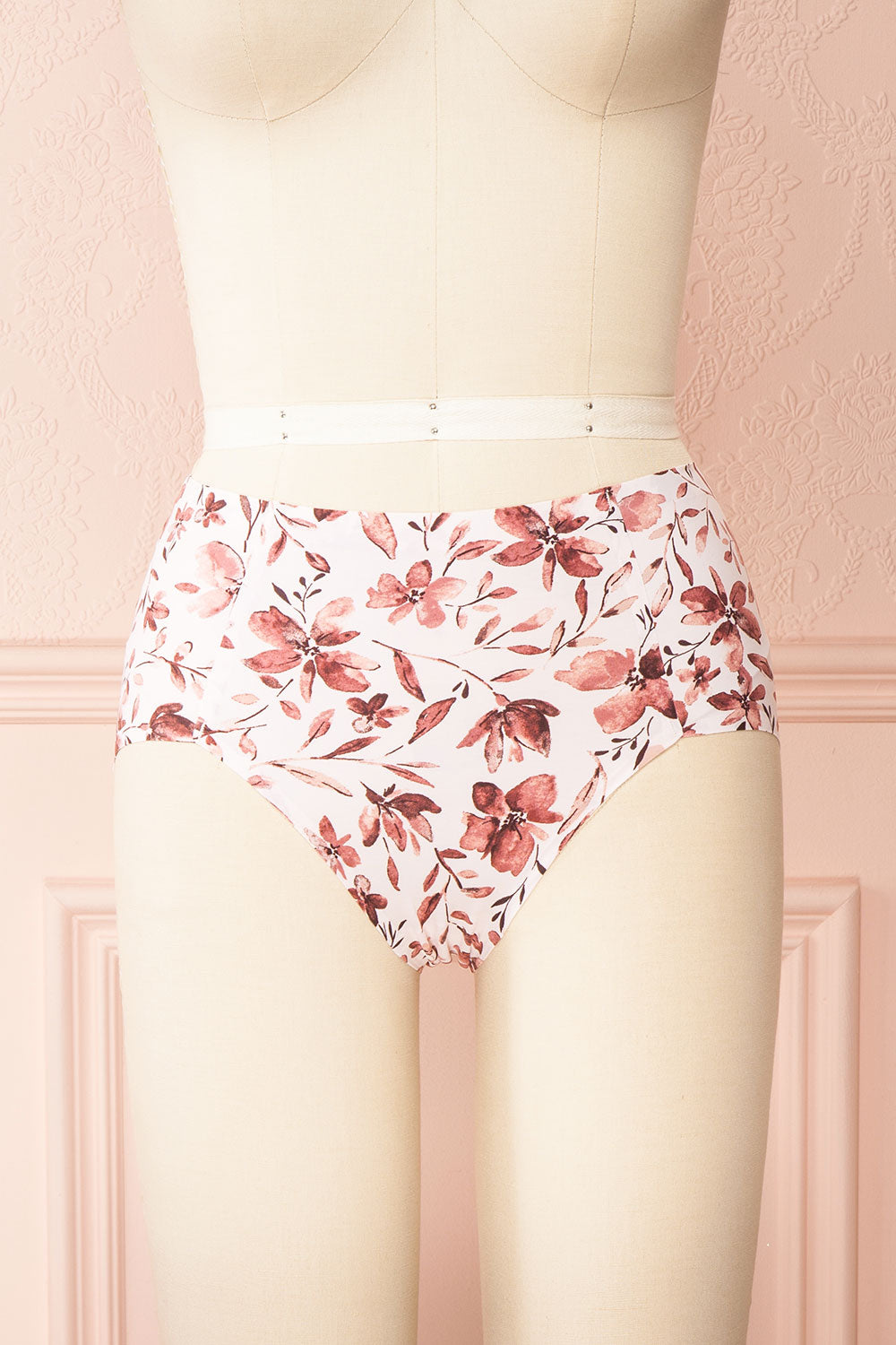 Nora 3-pack Seamless Mid-Rise Underwear | Boutique 1861 front flower