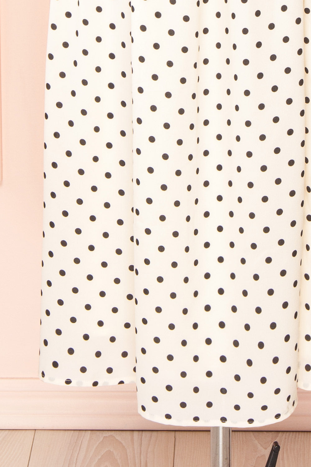 Nordis Belted Polka-Dot Midi Dress | La petite garçonne bottom