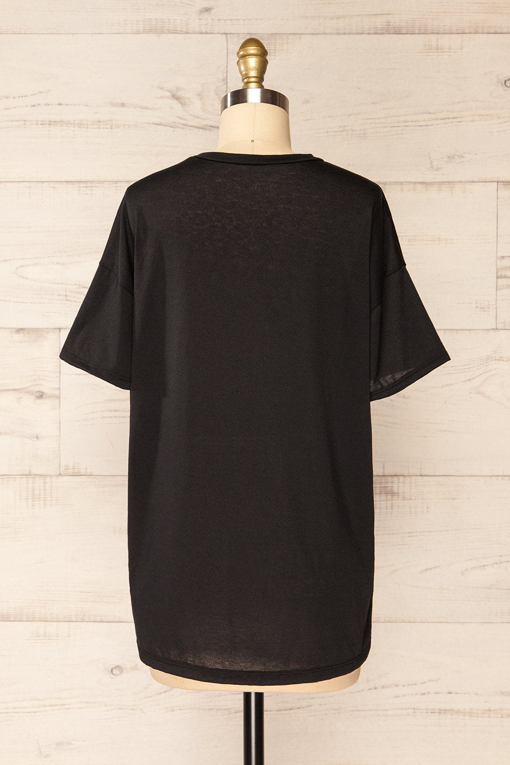Nouem Black Oversized T-Shirt | La petite garçonne back view