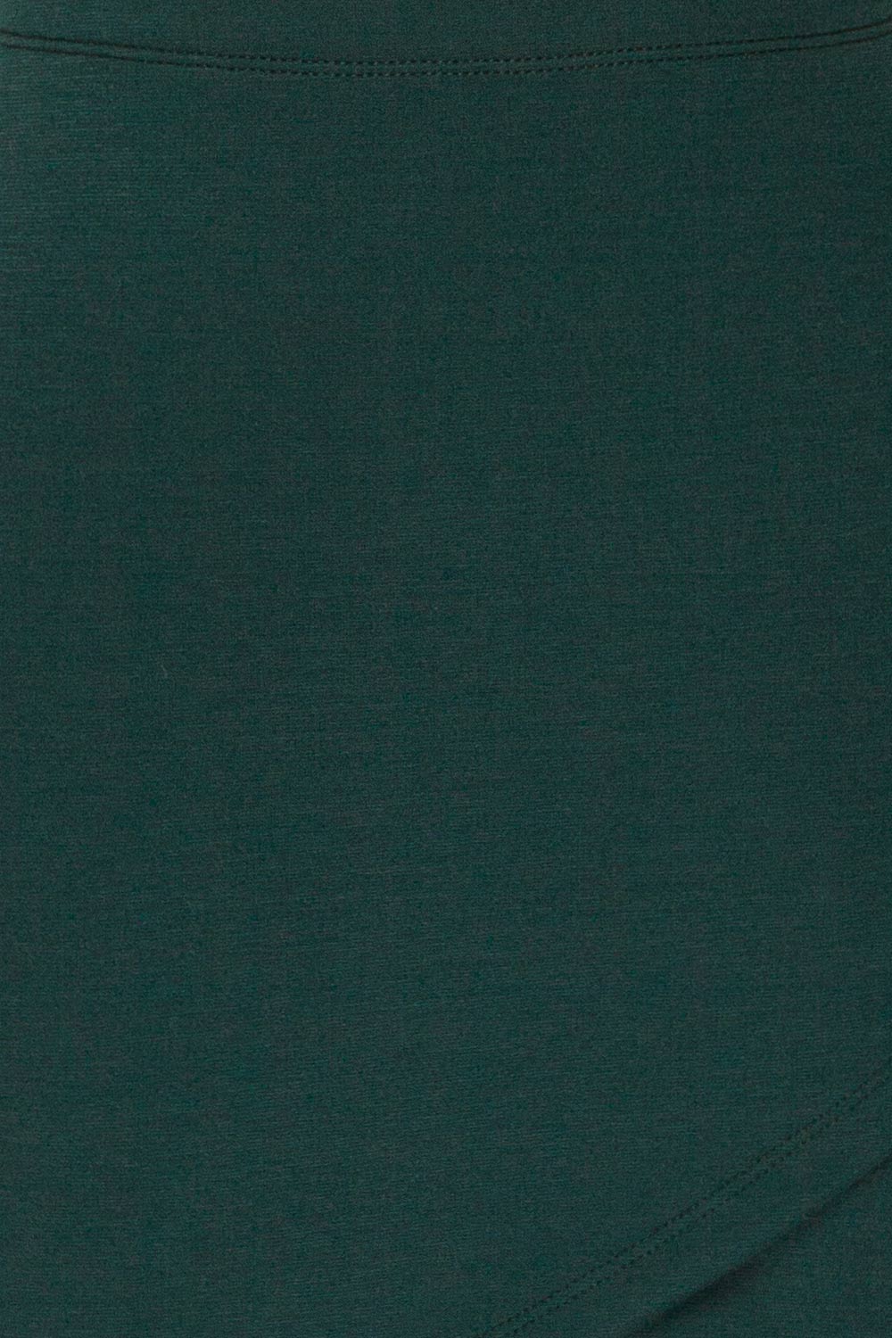 Olecko Vert Teal Short Wrap Skirt | TEXTURE DETAIL | La Petite Garçonne