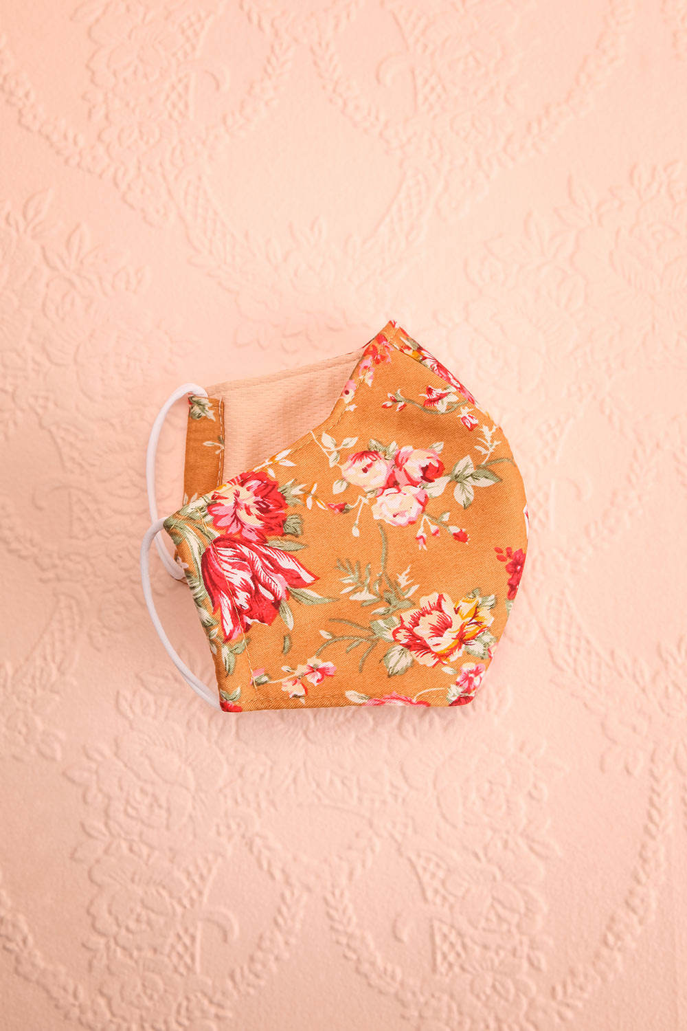 Orange Bouquet Face Mask | Boutique 1861 inside