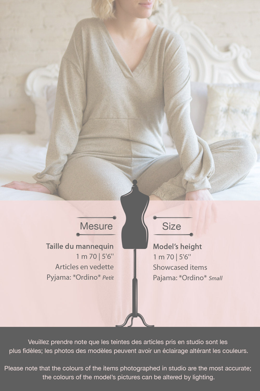 Ordino Beige Onesie Pyjama with Pockets | La petite garçonne fiche