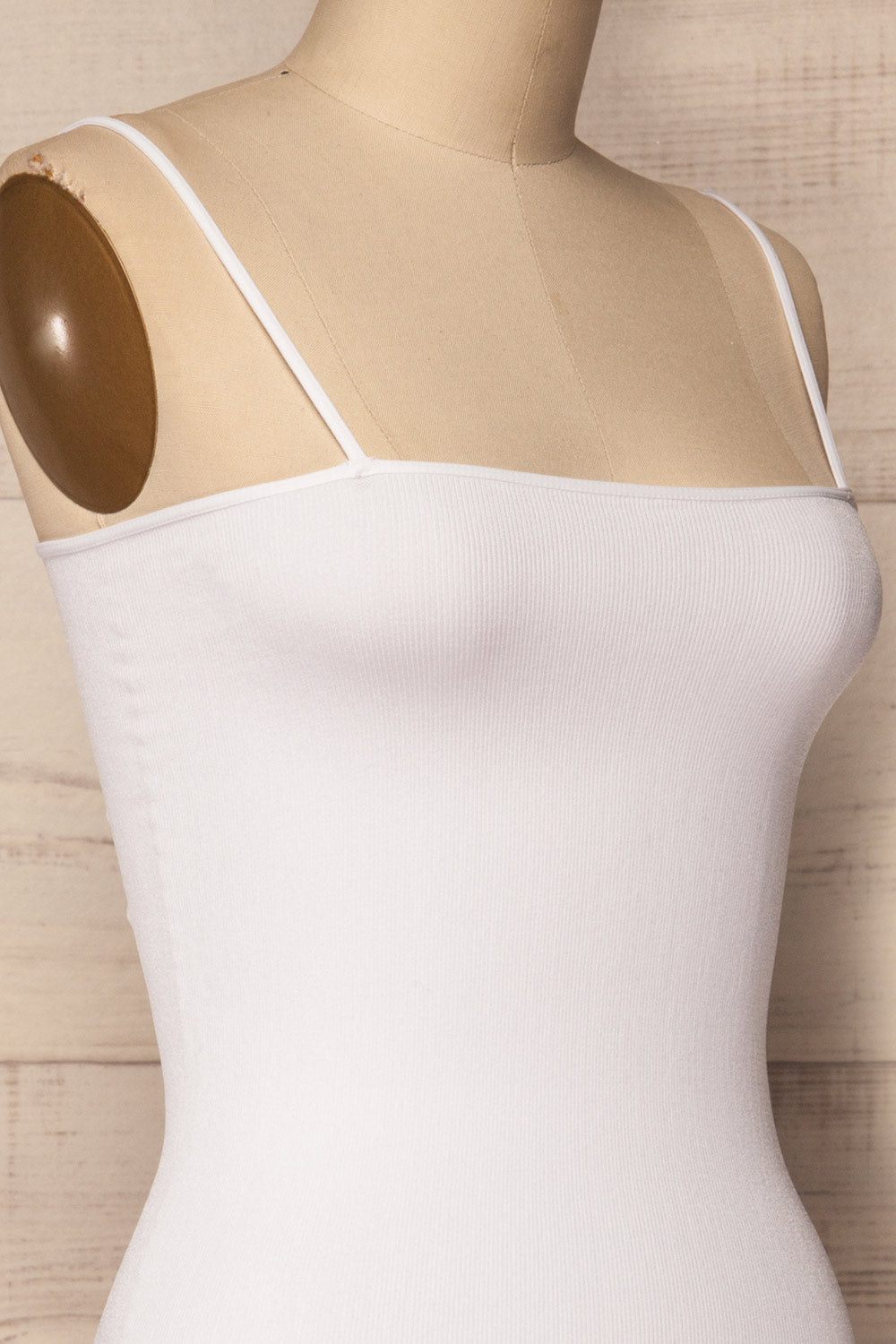 Oret Snow | White Tanga Bodysuit