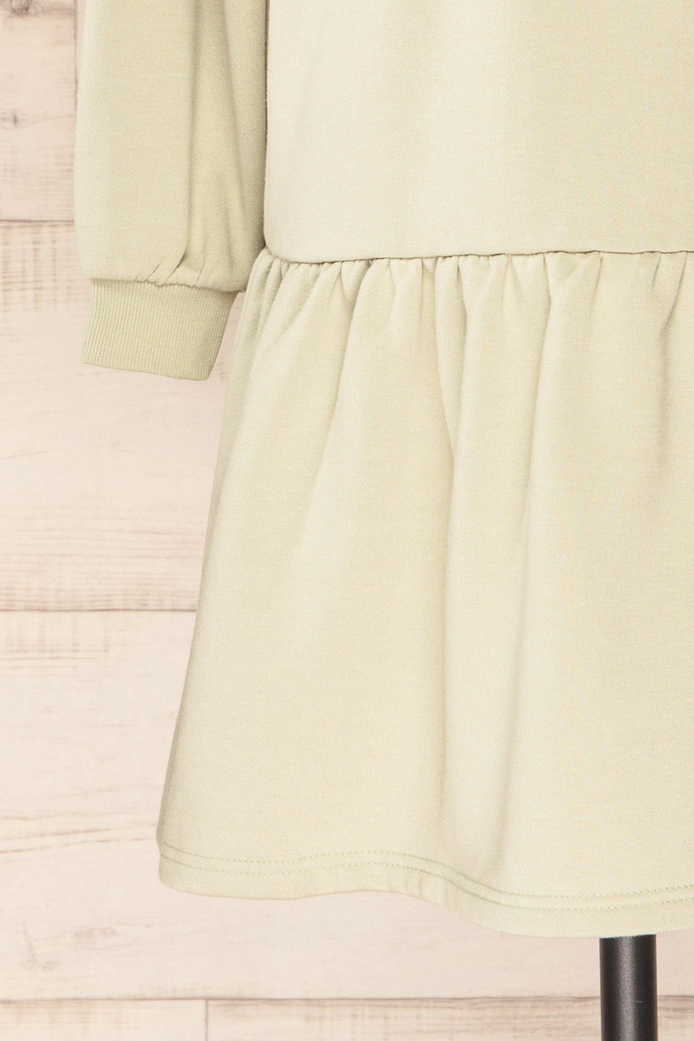 Orhei Sage Oversized Sweatshirt Dress | La petite garçonne bottom