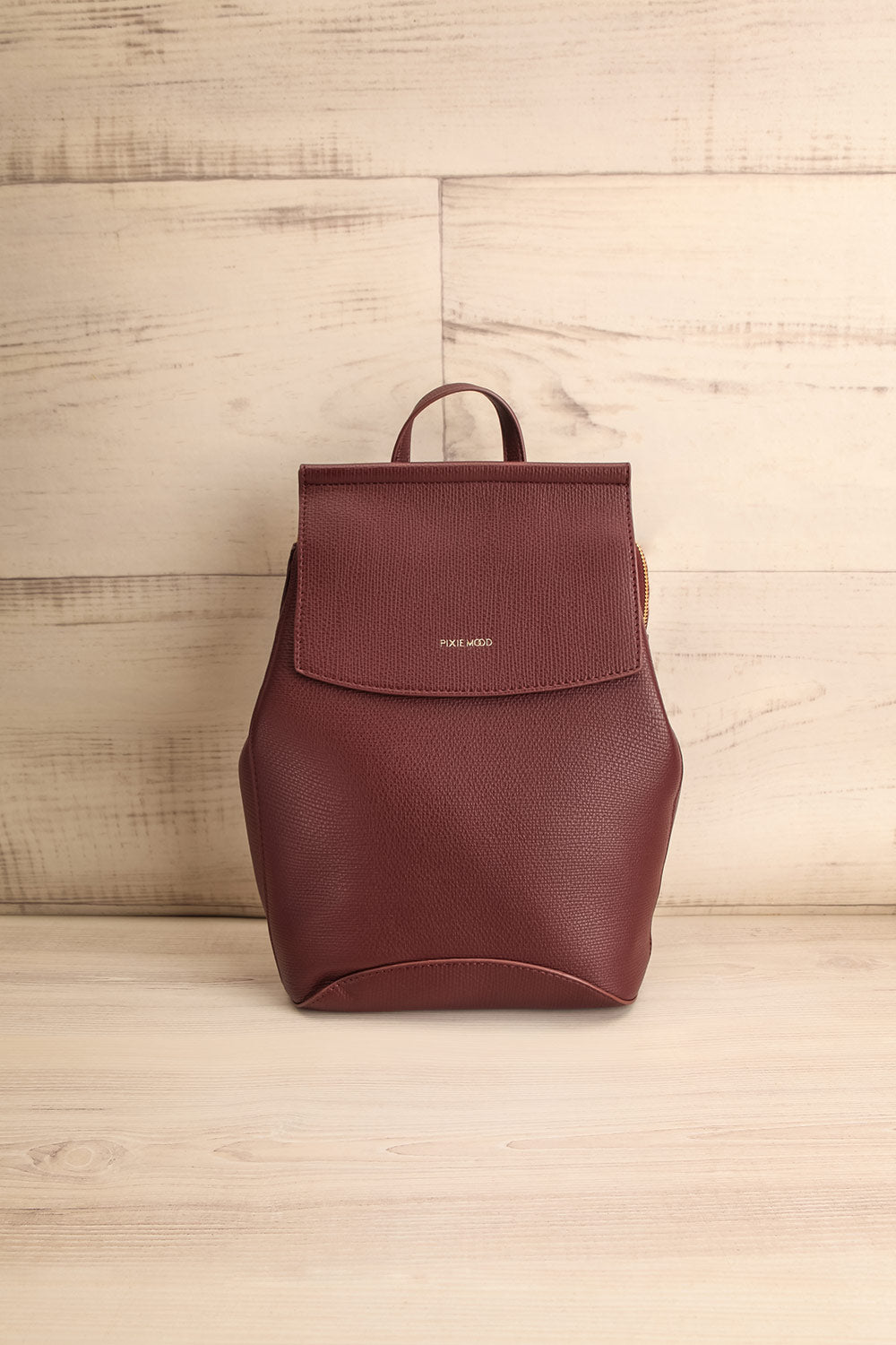 Ophiuchus Small Vegan Leather Backpack | La petite garçonne front view