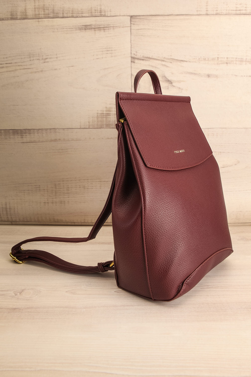 Ophiuchus Small Vegan Leather Backpack | La petite garçonne side view