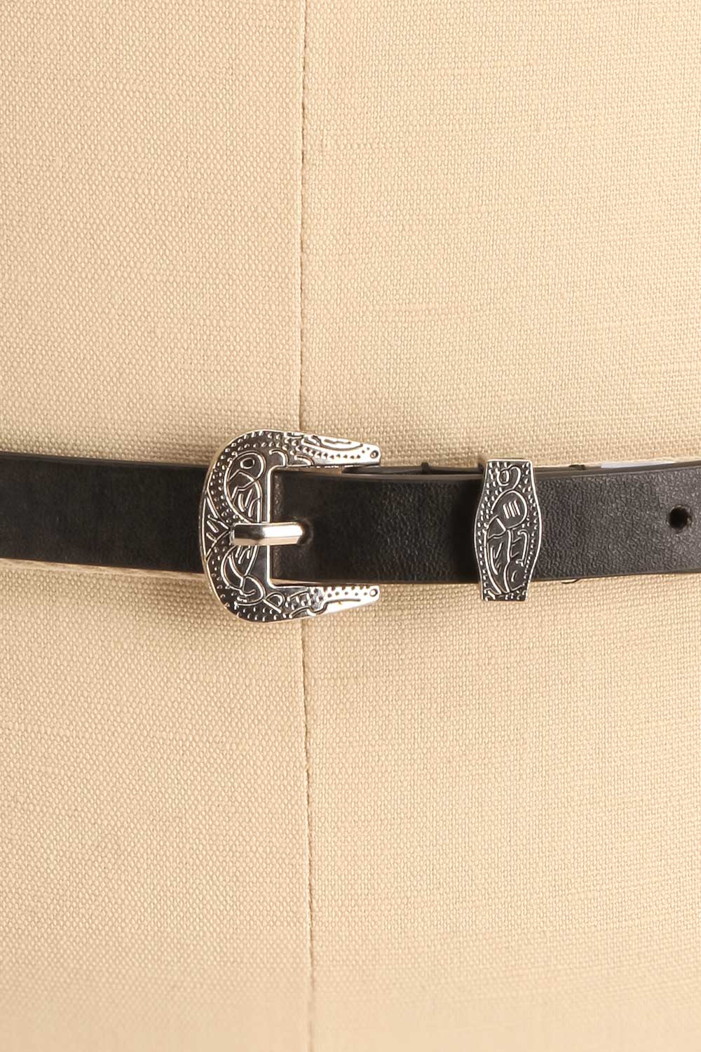 Orsk Charbon Black Western-Inspired Belt | La Petite Garçonne 3