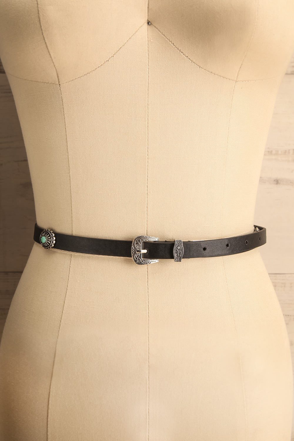 Orsk Charbon Black Western-Inspired Belt | La Petite Garçonne 4