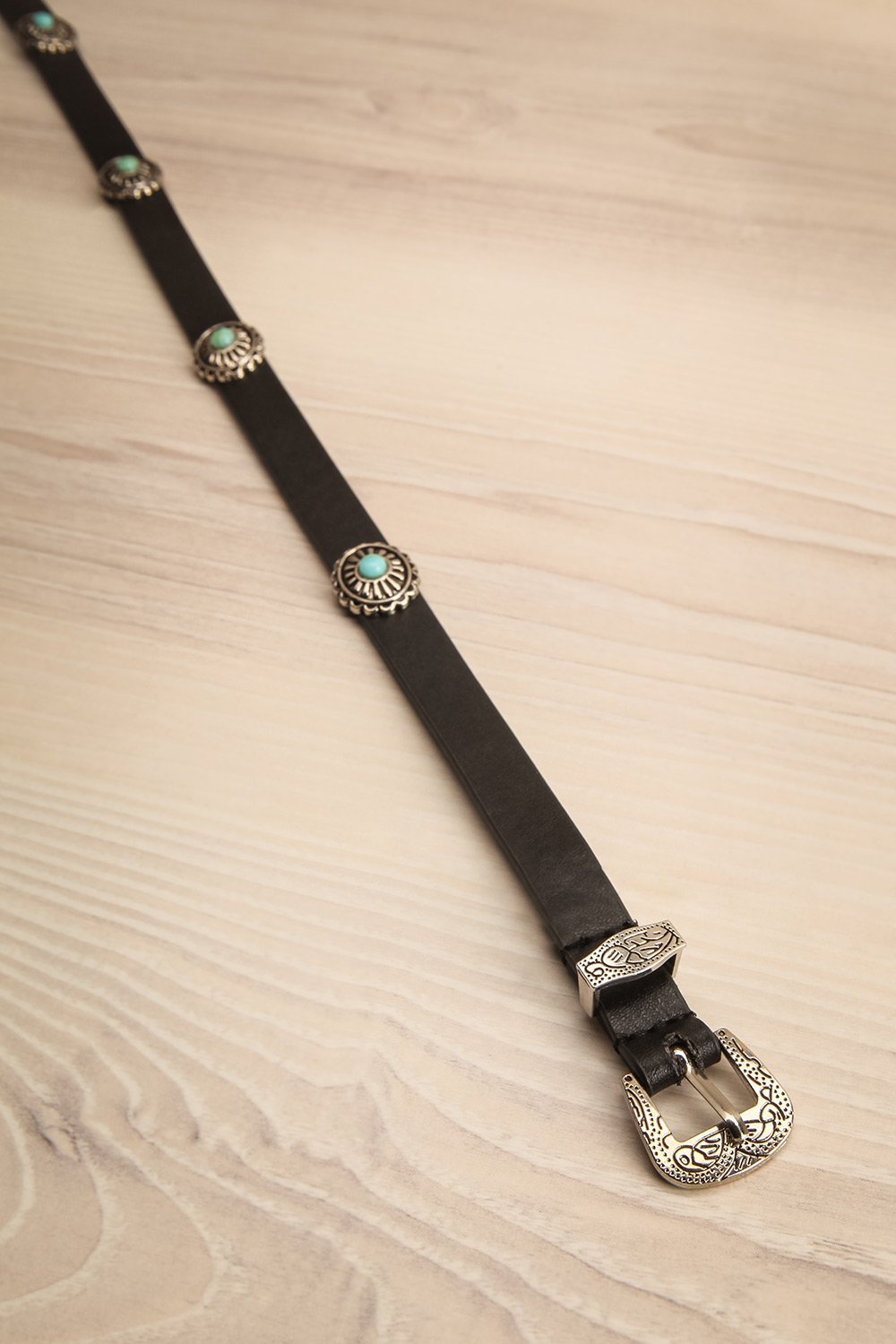 Orsk Charbon Black Western-Inspired Belt | La Petite Garçonne 1