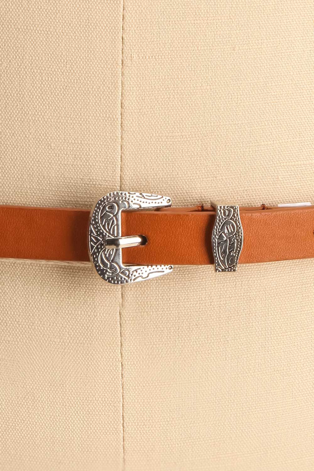 Orsk Terre Brown Western-Inspired Belt | La Petite Garçonne 3