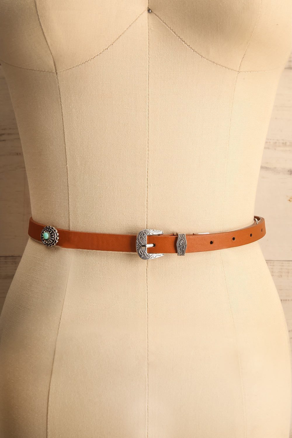Orsk Terre Brown Western-Inspired Belt | La Petite Garçonne 4