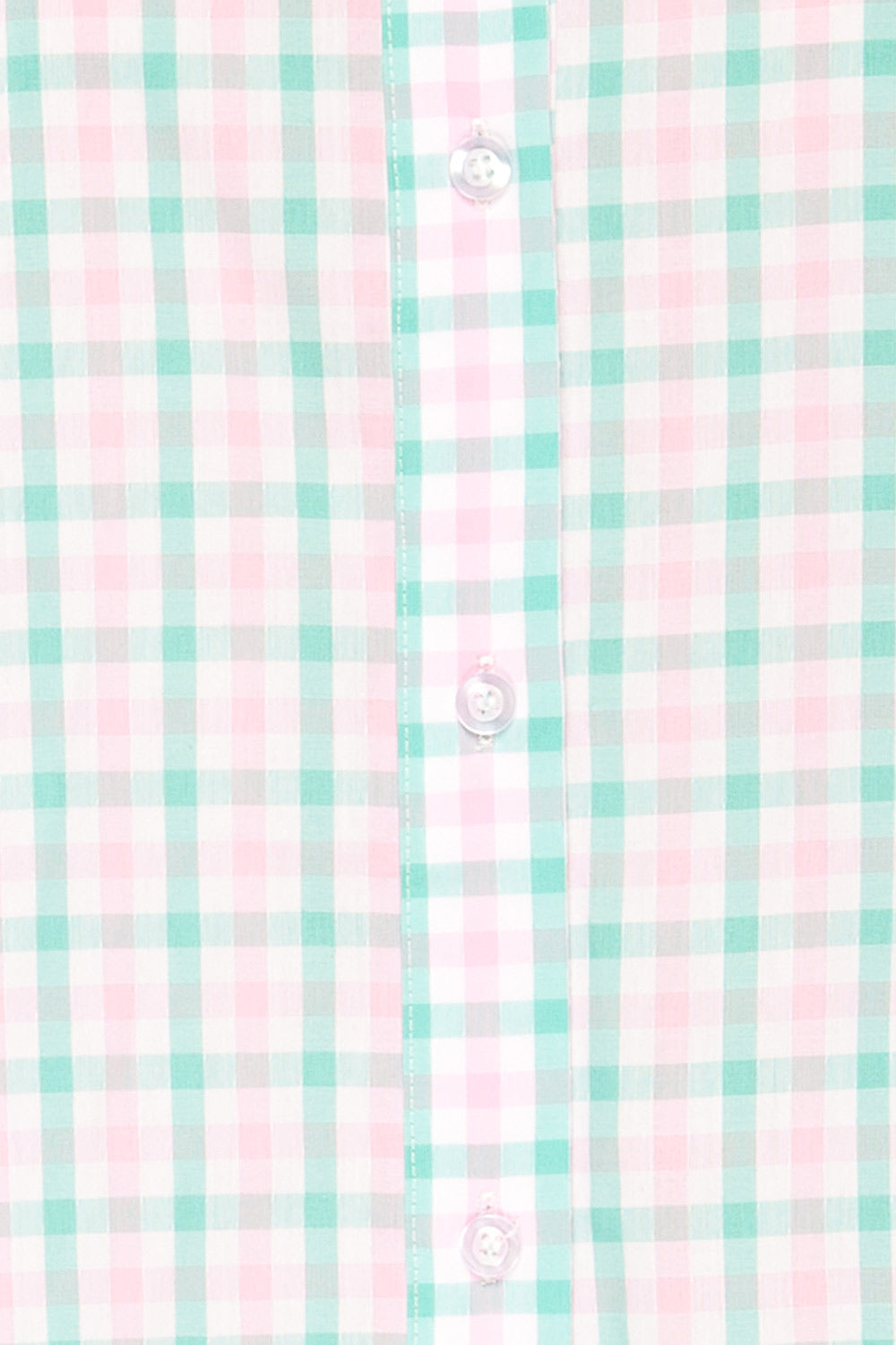 Oschatz Oversized Gingham Button-Up Shirt | La petite garçonne fabric