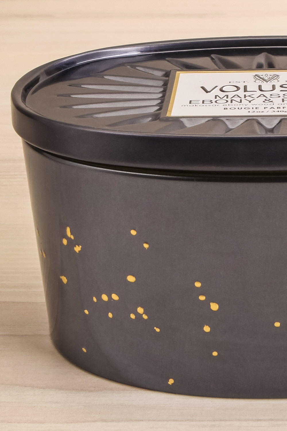 Oval Tin Candle Makassar Peach Ebony | La Petite Garçonne Chpt. 2 4