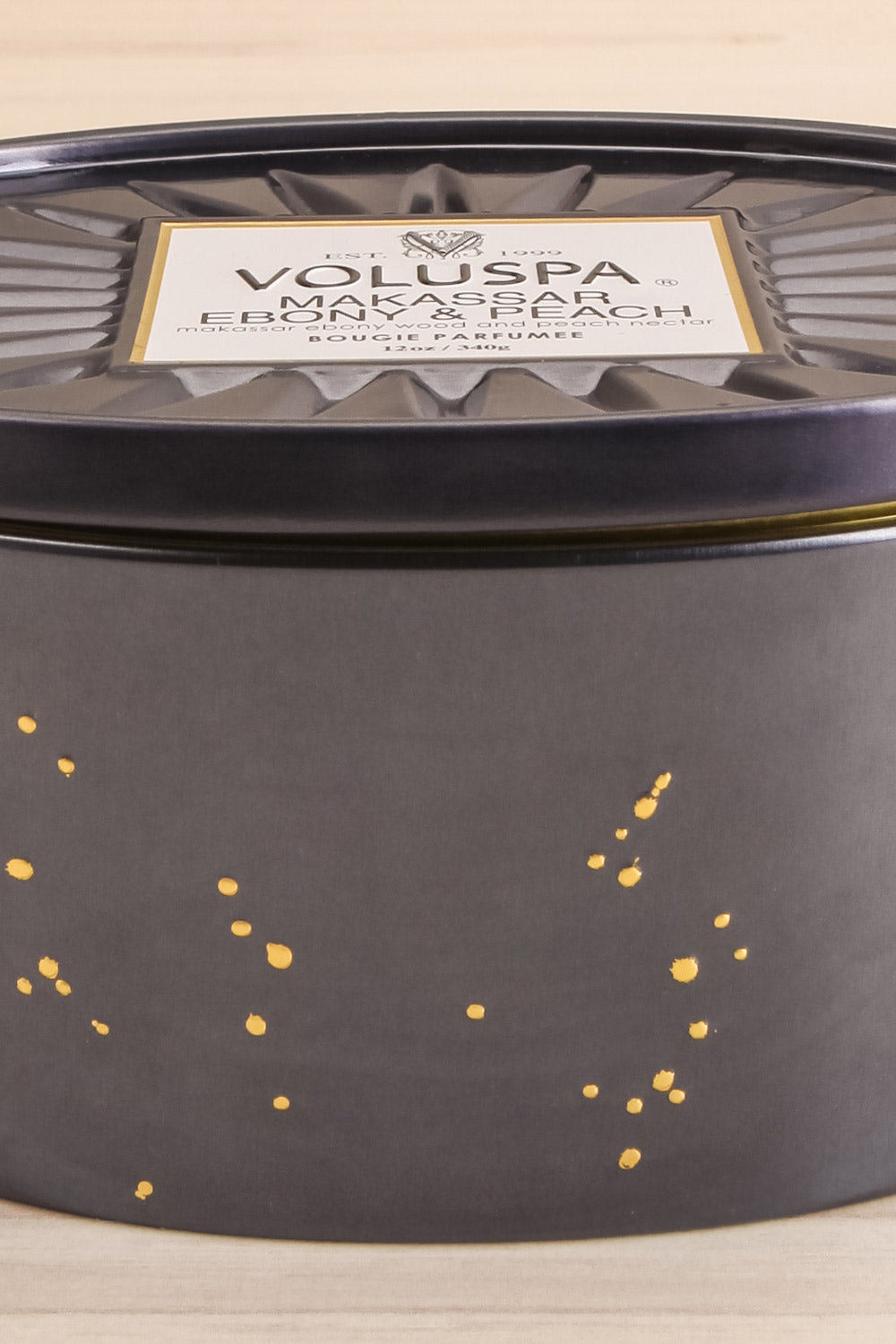 Oval Tin Candle Makassar Peach Ebony | La Petite Garçonne Chpt. 2 2