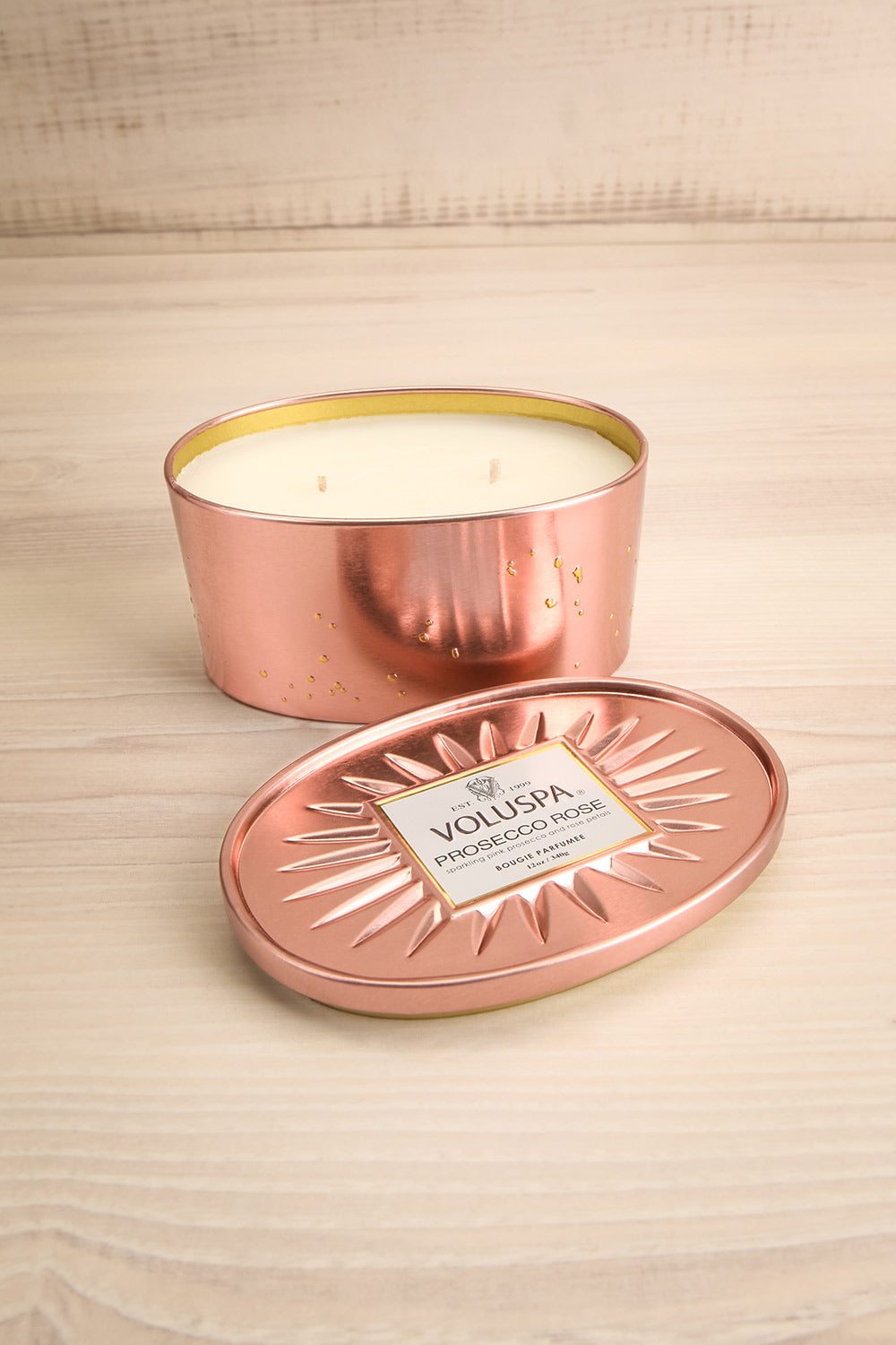 Oval Tin Candle Prosecco Rose | La Petite Garçonne Chpt. 2 1