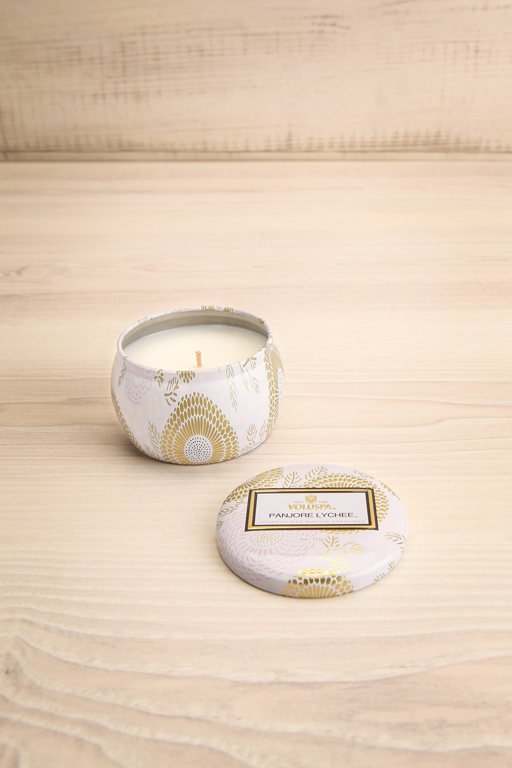 Mini Tin Candle Panjoree Lychee | La petite garçonne open