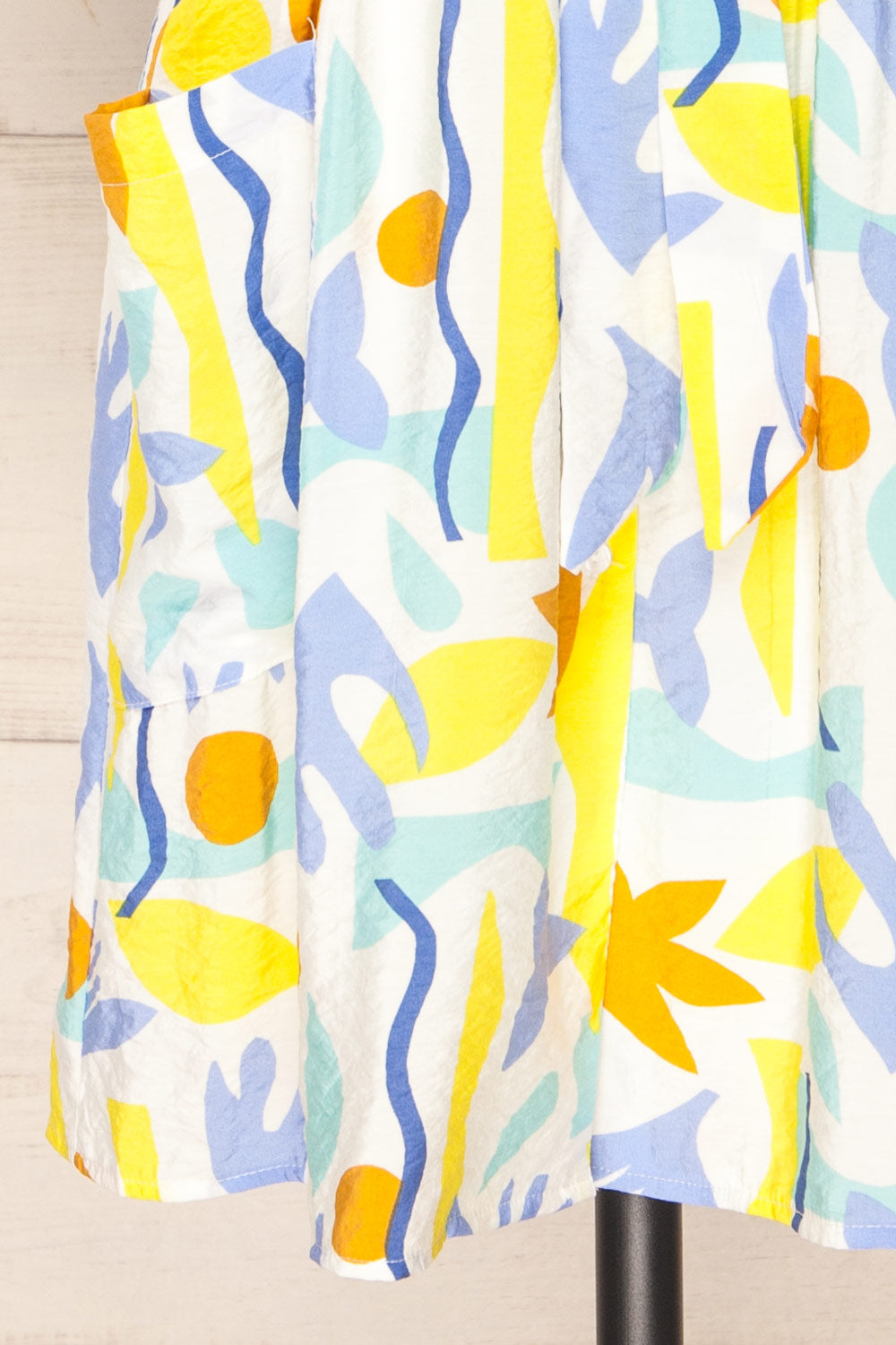 Panspermia Oversized Patterned Short Dress | La petite garçonne- skirt